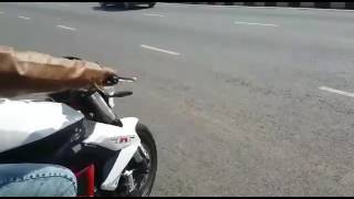 Benelli 600i fly by at 205kmh IXIXL exhaust [upl. by Ocihc431]