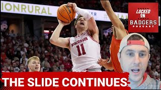 Wisconsin Badgers and Illinois Fighting Illini basketball reaction show Badgers have lost 7 of 9 [upl. by Erdda]