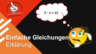 1 Einfache Gleichungen lösen  Erklärung stark Training Quali Bayern Seite 34 [upl. by Rama]