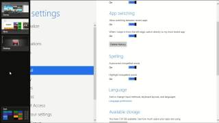 Windows 8 settings Overview [upl. by Caundra434]