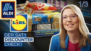 Aldi Lidl Penny amp Co Discountermarken unter der Lupe 13 SAT1 DiscounterCheck [upl. by Borroff]