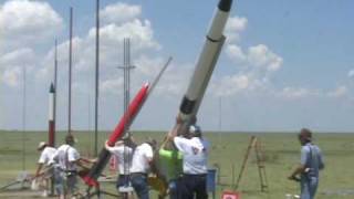 rocket science and rednecks at LDRS XXI launch away [upl. by Nirred]