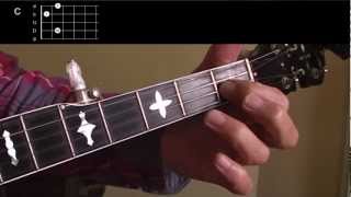 Beginning Bluegrass Banjo  Lesson 08  The C chord  how to play and practice [upl. by Everest]