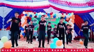 Pakistan zindabad tablo by students of Nice Public Middle School Chotala [upl. by Bradlee]