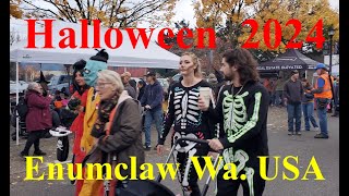 Halloween 2024 in Enumclaw Wa USA Small town trick or treat fun for everyone [upl. by Sandell345]