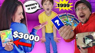 Losing 3000 Pokemon Card after Opening Unlimited 1999 Vintage Packs FV Family 10 Milly Vlog [upl. by Templeton218]