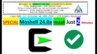 Special Moshell Install  How to Install Moshell 240a moshell cygwin install [upl. by Chiou]