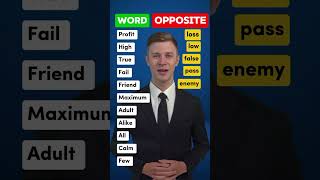 Word opposite wordopposites english learnenglish [upl. by Connelley6]