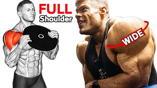 SHOULDER WORKOUT  Targets Front Delt  Side Delts  Rear Delt [upl. by Okramed]