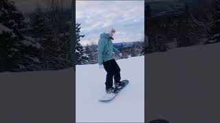 First Day Using Nidecker Supermatic StepIn Bindings [upl. by Annaigroeg720]