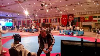 2017 Turkish Open Taekwondo Dilara Arslan Turkey Zevciye Celik Germany [upl. by Ynna]