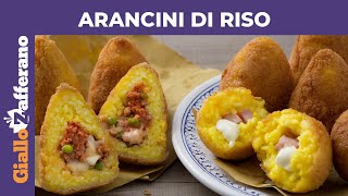 ARANCINI DI RISO SICILIANI ricetta originale [upl. by Relyhs]