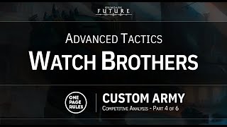 OPR Grimdark Future  Advanced Tactics Watch Brothers Custom army [upl. by Ennasirk705]