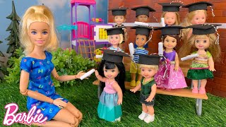 Barbie Doll Preschool Class Graduation  Barbie is the Teacher [upl. by Japheth777]