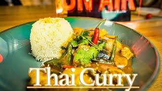 Schnelles Thai Curry mit Hähnchen und Kokosmilch  4K REZEPT [upl. by Samuela]