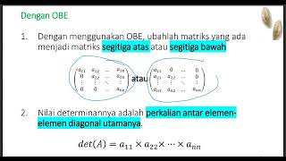 Determinan Matriks [upl. by Fanchan]