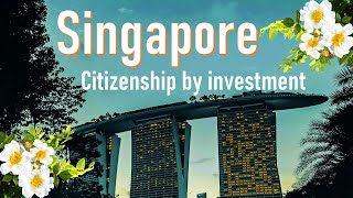 Singapore Citizenship by Investment  Process requirements documents and benefits [upl. by Doelling]