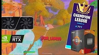 Competitive Fortnite  RTX 3070  Ryzen 5 5600x  240 FPS  Unreal Ranked  Apex Pro Mini [upl. by Nellac]