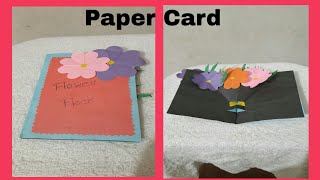 How to make magic paper flower card tutorial  Rowshan Ara Handicrafts [upl. by Saphra]