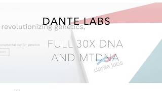 Dante Labs My Full DNA 30X WGS  Review Data conversation and Genomelinkio [upl. by Lrae363]