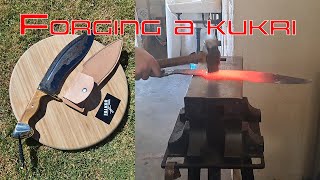 Fearless Forging Custom Kukri Making ASMR [upl. by Ettelohcin]