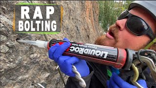 How to Bolt a Sport Climb Top Down  Rap Bolting [upl. by Sugden]