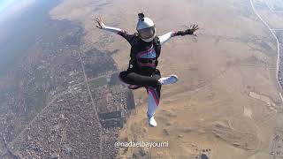 SKYDIVING OVER THE PYRAMIDS [upl. by Aehsel]