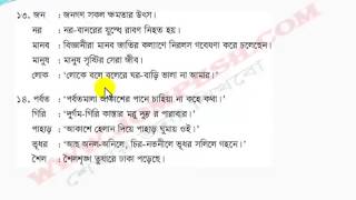 বাংলা ব্যাকরণ ২৬ – সমার্থক শব্দের প্রয়োগে বাক্য রচনা [upl. by Pubilis]