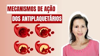 Diferença entre o mecanismo de ação da aspirina e do clopidogrel [upl. by Ahsenod]