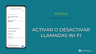 Activar o desactivar las Llamadas WiFi  Xiaomi Android 11  MIUI 12 [upl. by Seuqramed375]