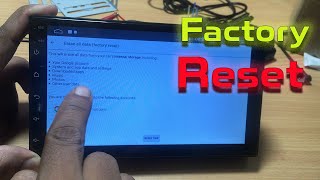 Factory Reset of Android Car Stereo  Complete Guide [upl. by Hertberg]