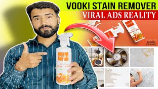 Viral Stain Remover Spray Review  Vooki Stain Remover  Grease Stain Remover  Chimney Cleaner [upl. by Guthrey452]