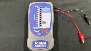 Supco M500 Megohmmeter Use HVAC Tools [upl. by Sherline]