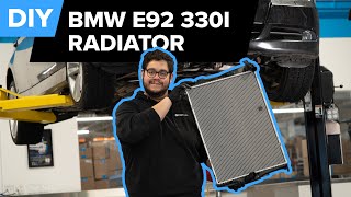 BMW E90 Radiator Replacement DIY BMW N52 Engine  20062013 128i 325i 328i 330i amp Z4 [upl. by Mathian351]