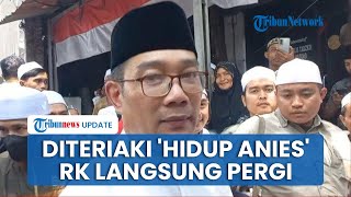 Reaksi Ridwan Kamil saat Warga Jakarta Justru Teriak Hidup Anies saat Ziarah ke Makam Mbah Priok [upl. by Tirreg]