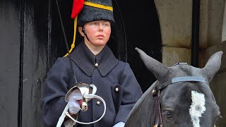 THE KINGS TROOP ROYAL HORSE ARTILLERY at Horse Guards in London [upl. by Nodnarb]