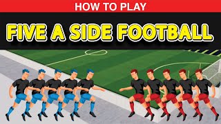 5 a side football tactics  My defending amp attacking tips for 5v5 soccer [upl. by Rufina]