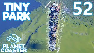 Planet Coaster TINY PARK  Part 52  RIDING ALL THE RIDES 1 [upl. by Lennej]