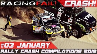 Dakar 2018 Special Week 3 Rally Crash Compilation  RACINGFAIL [upl. by Servais]