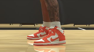 NBA 2K25 Next Gen Shoe Creator  Nike Dunk High quotSyracusequot [upl. by Lehte820]