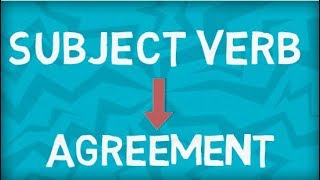 Subject Verb Agreement  Basic Rules [upl. by Nadnarb]