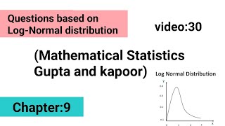 Question based on LogNormal distribution [upl. by Orbadiah238]