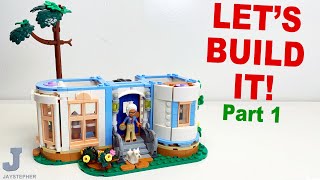 LEGO Friends 2024 Castle Bed And Breakfast 42638 Build Part 1 [upl. by Bridgid651]