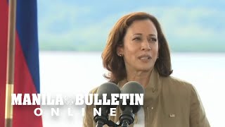 FULL SPEECH US VP Harris delivers a speech aboard BRP Teresa Magbanua in Palawan [upl. by Laehpar]