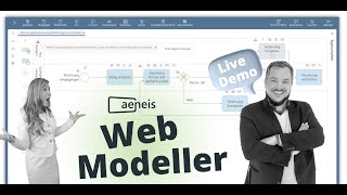 LiveDemo WebModeller in der BPMSoftware AENEIS  Teil 1 mit Steffen amp Constanze [upl. by Nalyorf]