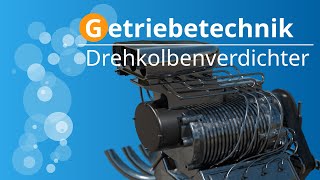 Wie funktioniert ein Drehkolbenverdichter Drehkolbenkompressor Drehkolbenpumpe Kreiskolbenpumpe [upl. by Nnelg452]