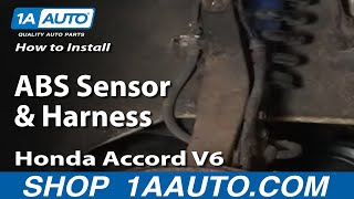 How To Replace ABS Sensor and Harness 9295 Honda Accord [upl. by Ob]