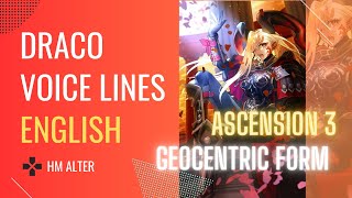 English FGO Beast Draco Voice Lines  Ascension 3  Geocentric Form [upl. by Jeanna]