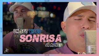 JR MONEY  SONRISA 🎤 On Set Video [upl. by Trixi836]