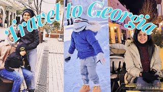 Travel to GEORGIA Gudauri ski resort Rustaveli Avenue TibilisiGeorgiatravelvlog [upl. by Rein]